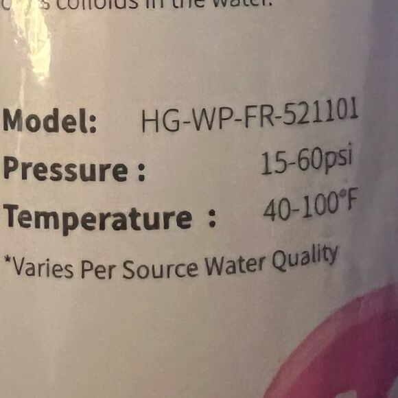 HYGINIC UF Filters HG-WP-FR-521101 Ultra Filtration NEW - Picture 2 of 3